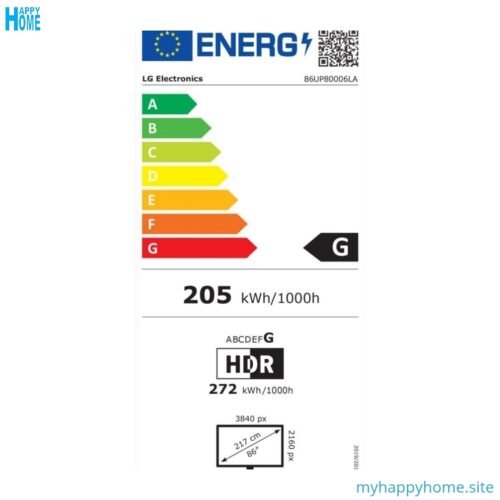 Tv Lg 86 pouces 4 Smart Tv LG 86UP80006LA - 86 pouces - 4K UHD - conforme aux normes européennes