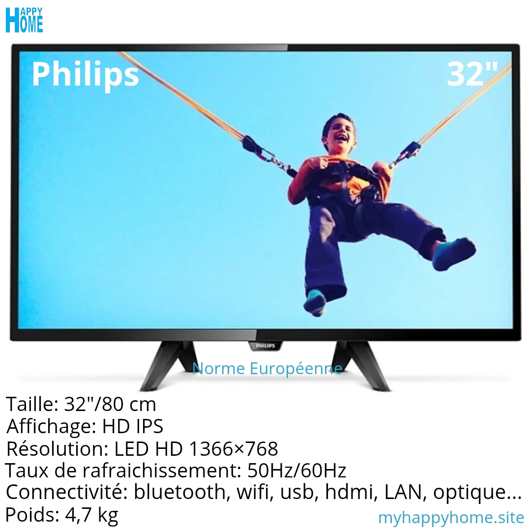 Smart Tv PHILIPS 32PHS5302/12"