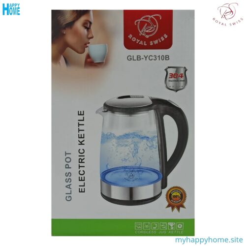 Bouilloire ROYAL SWISS GLB-YC310B - 1,7 Litres - conforme aux normes européennes