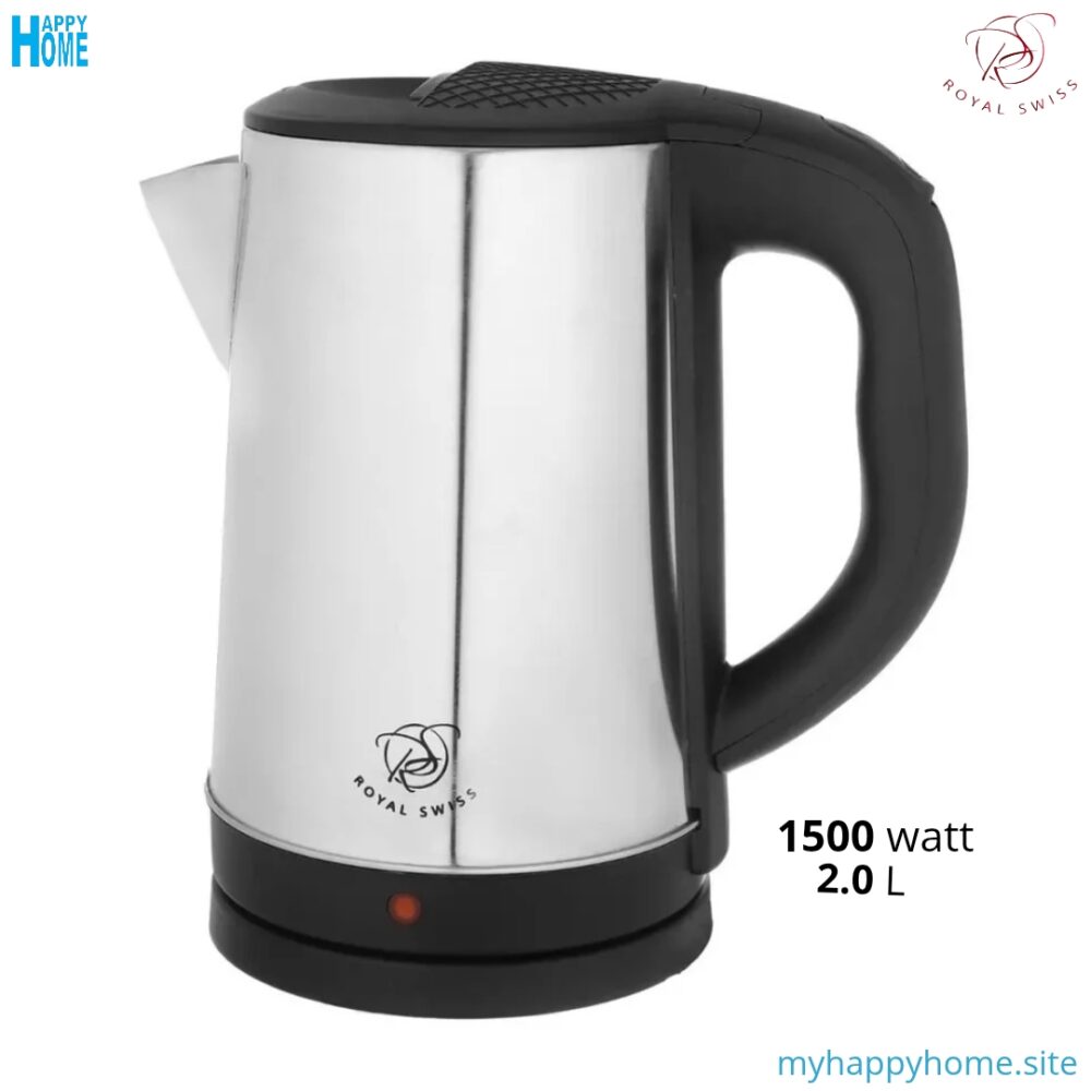 Bouilloire ROYAL SWISS RS-EK01-SLK - 2 Litres - conforme aux normes européennes
