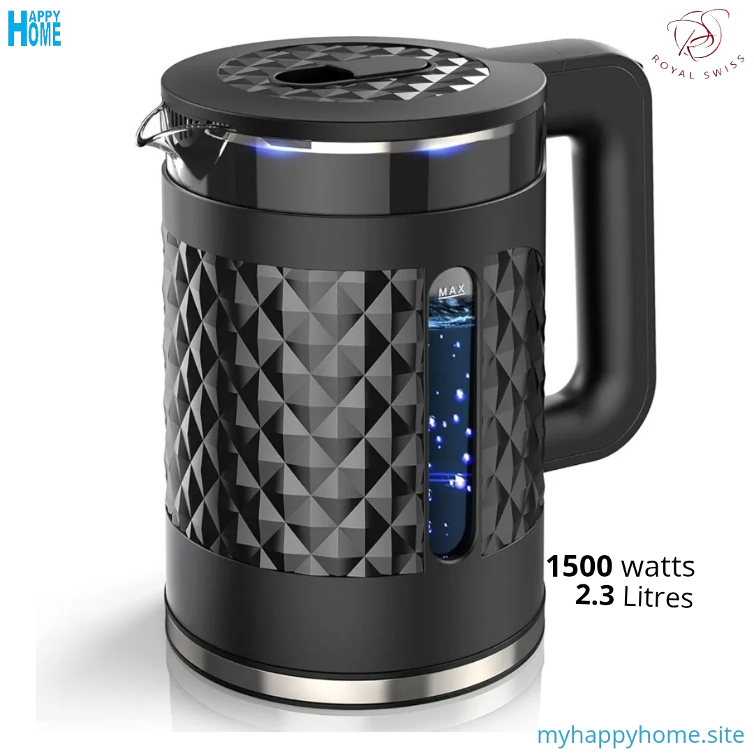 Bouilloire électrique ROYAL SWISS RS-EK10 - 2.3 Litres - conforme aux normes européennes
