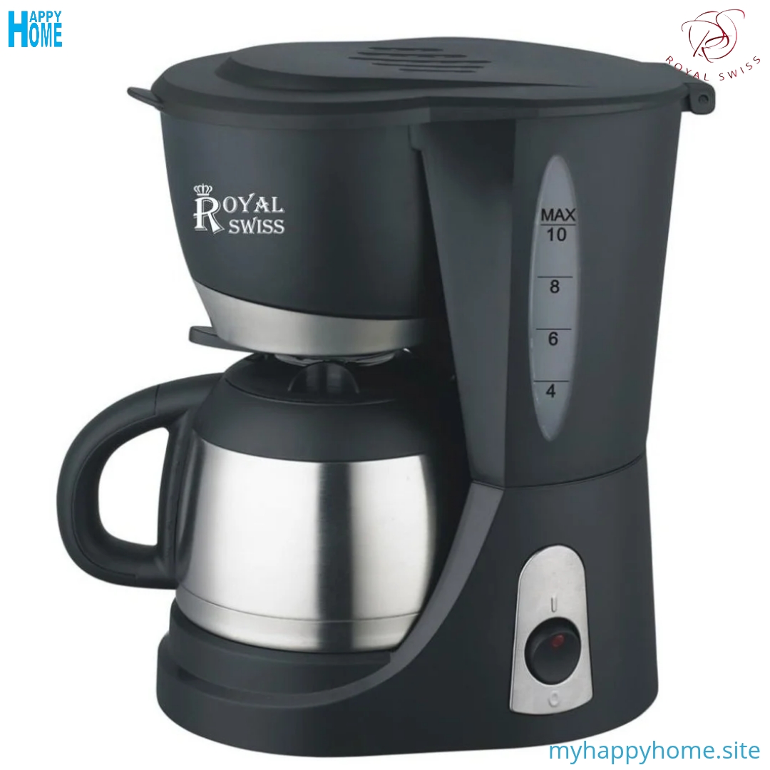 Cafetière ROYAL SWISS WJ-9003 - 10 tasses - conforme aux normes européennes