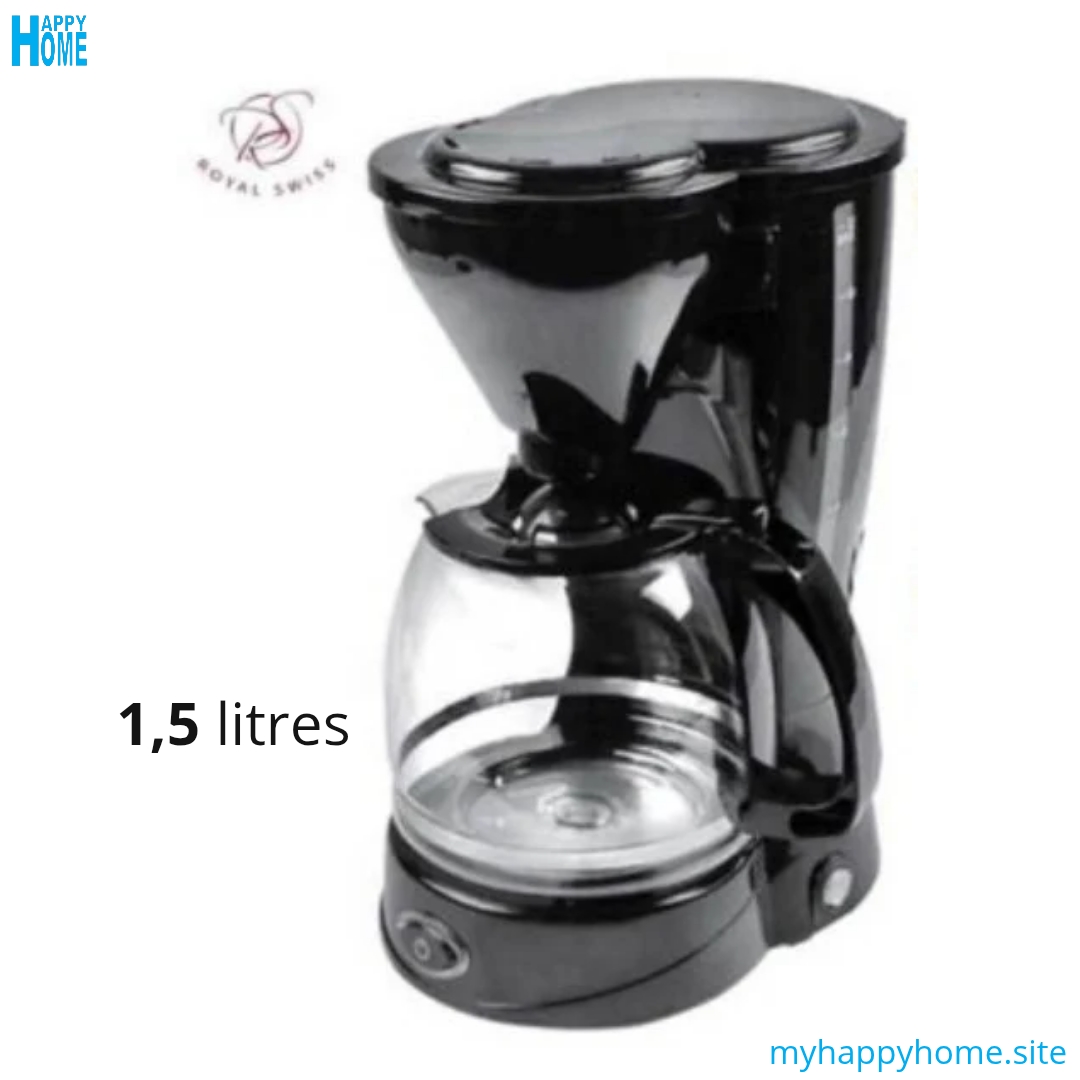 Cafetière ROYAL SWISS CM-123A - 12 tasses - conforme aux normes européennes