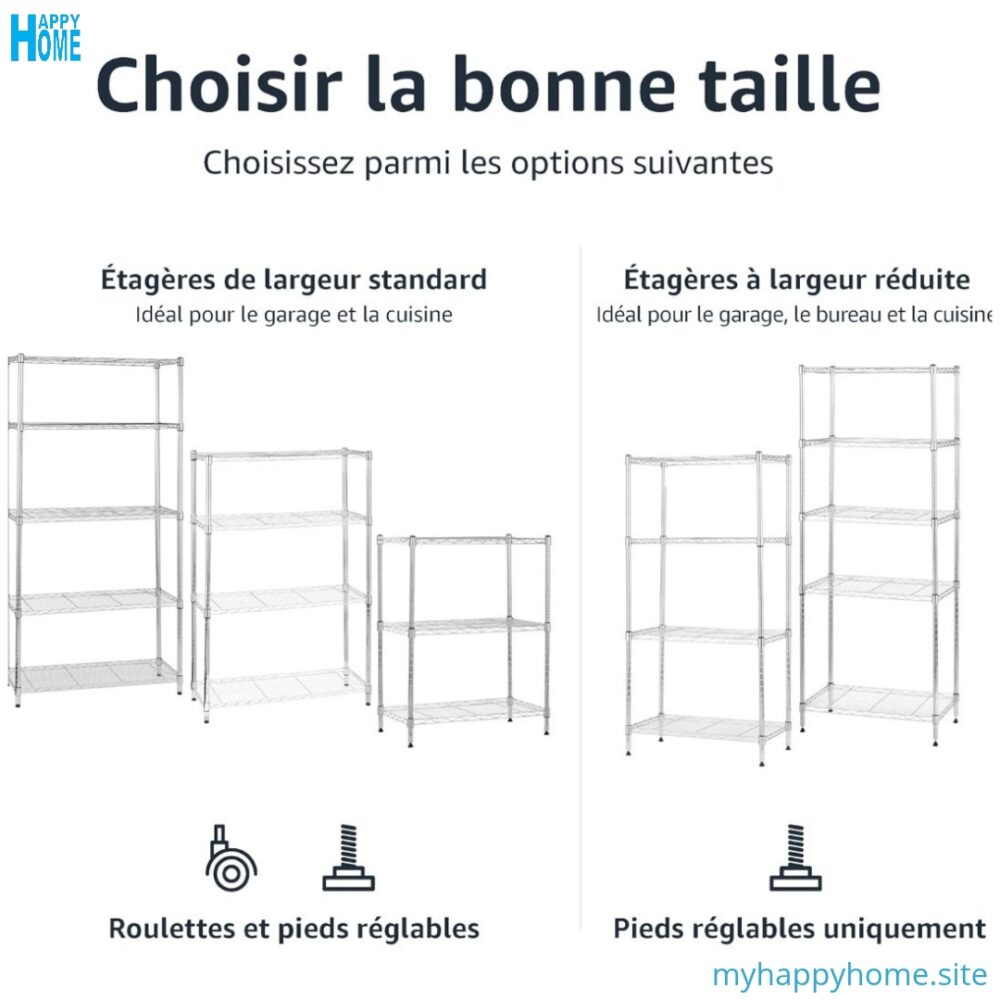 Étagère metalique
