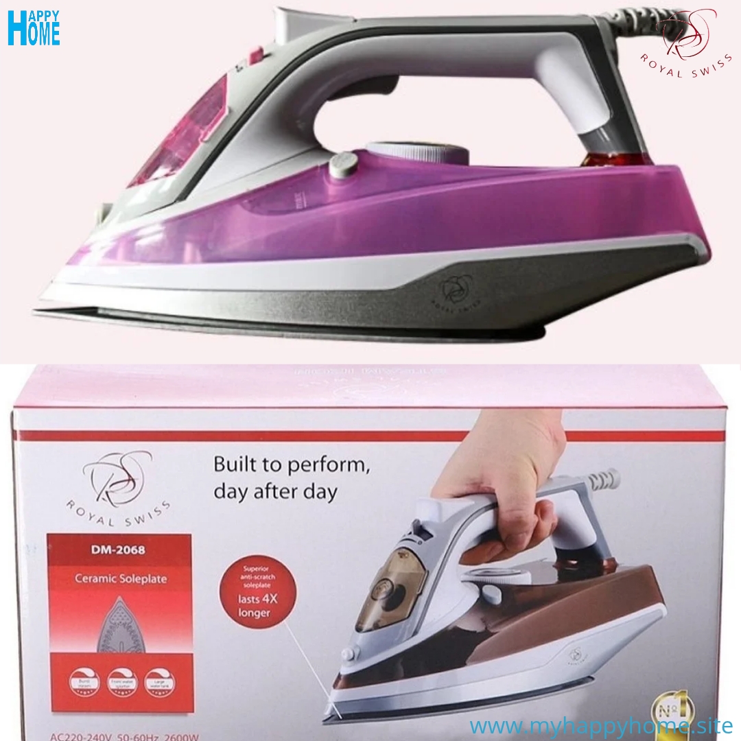 Fer rpsr RS DM2028 00 Fer à repasser ROYAL SWISS DM-2068 - conforme aux normes européennes