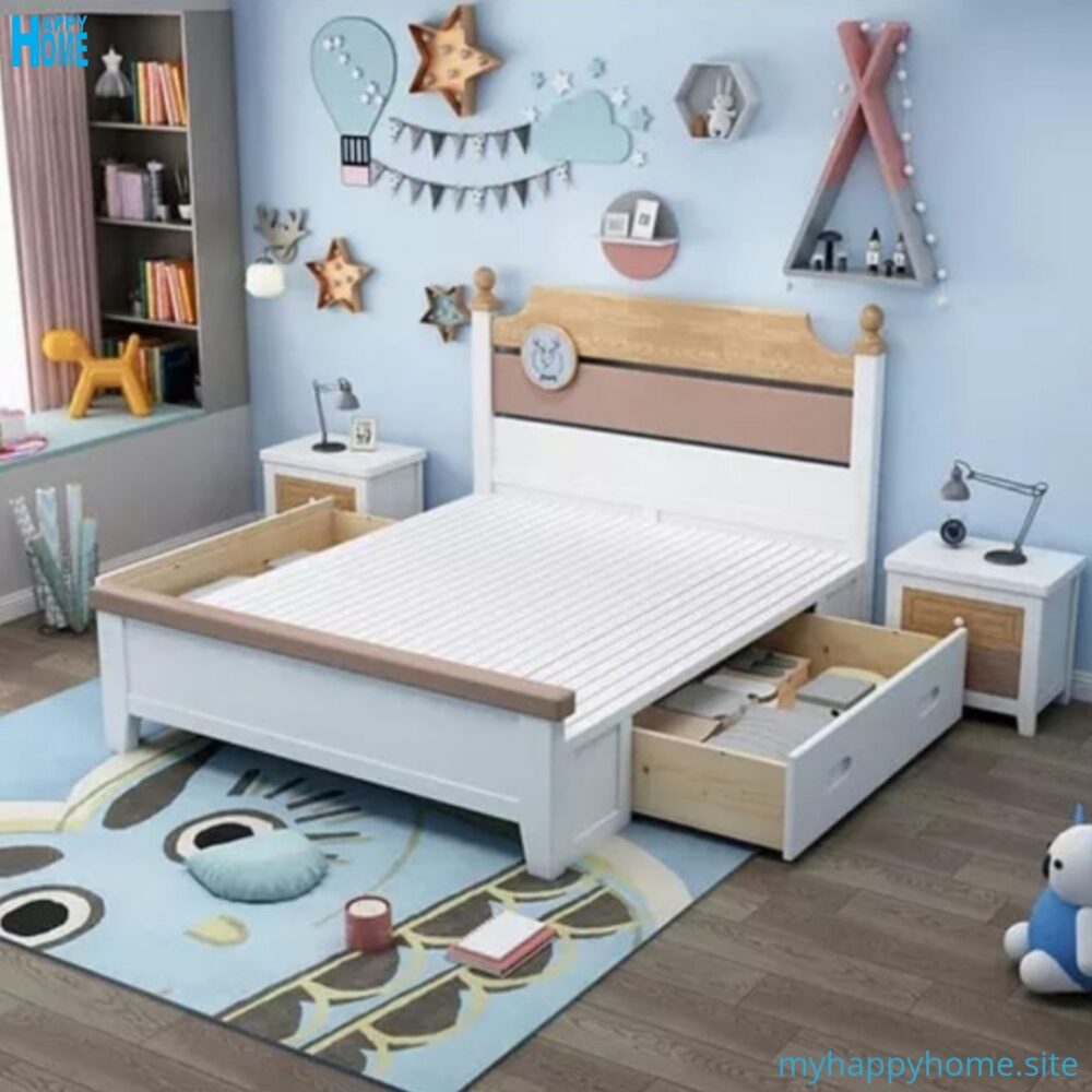 Lit à tiroirs pour enfant