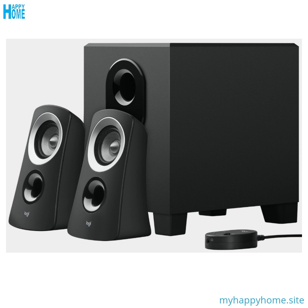 Système de haut-parleurs 2.1 avec caisson de basses LOGITECH Z313 - conforme aux normes européennes