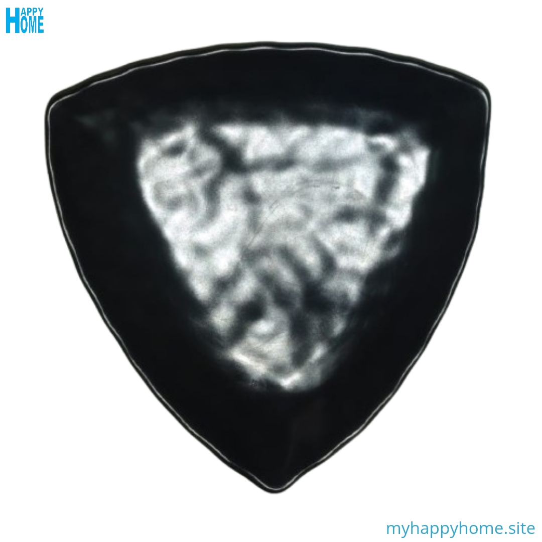 Plateau triangulaire creux en mélamine 30 cm
