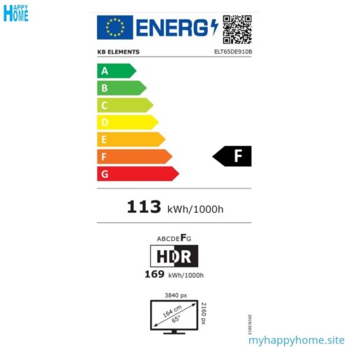 Smart Tv KB ELEMENTS ELT65DE910B