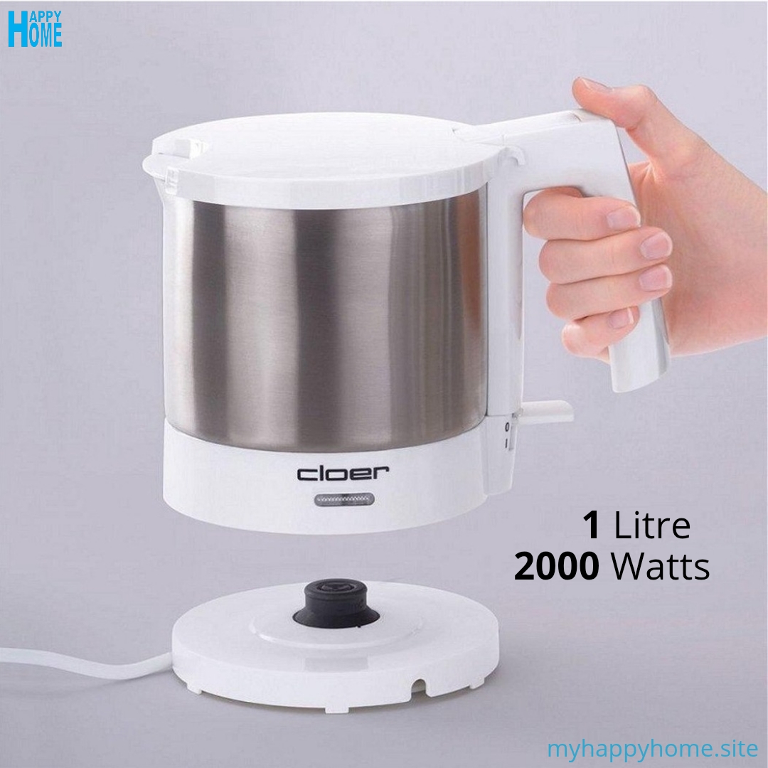 Bouilloire électrique CLOER Art 4721 - 1 litre - conforme aux normes européennes