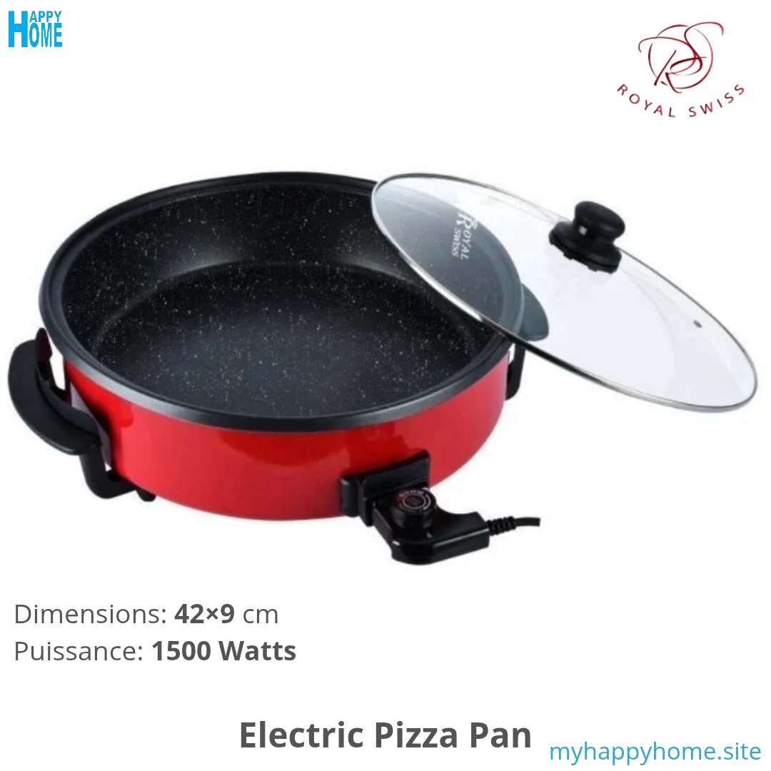 Casserole électrique pour pizza ROYAL SWISS AD-P42N - 4 litres - conforme aux normes européennes