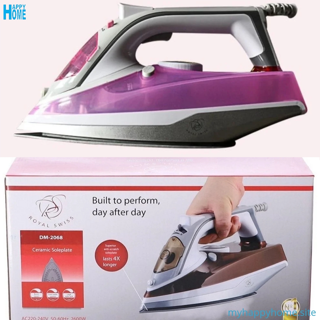 Fer à repasser ROYAL SWISS DM-2068 - conforme aux normes européennes