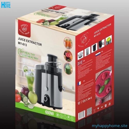 Extracteur de jus de fruits et légumes ROYAL SWISS MY-613 - conforme aux normes européennes