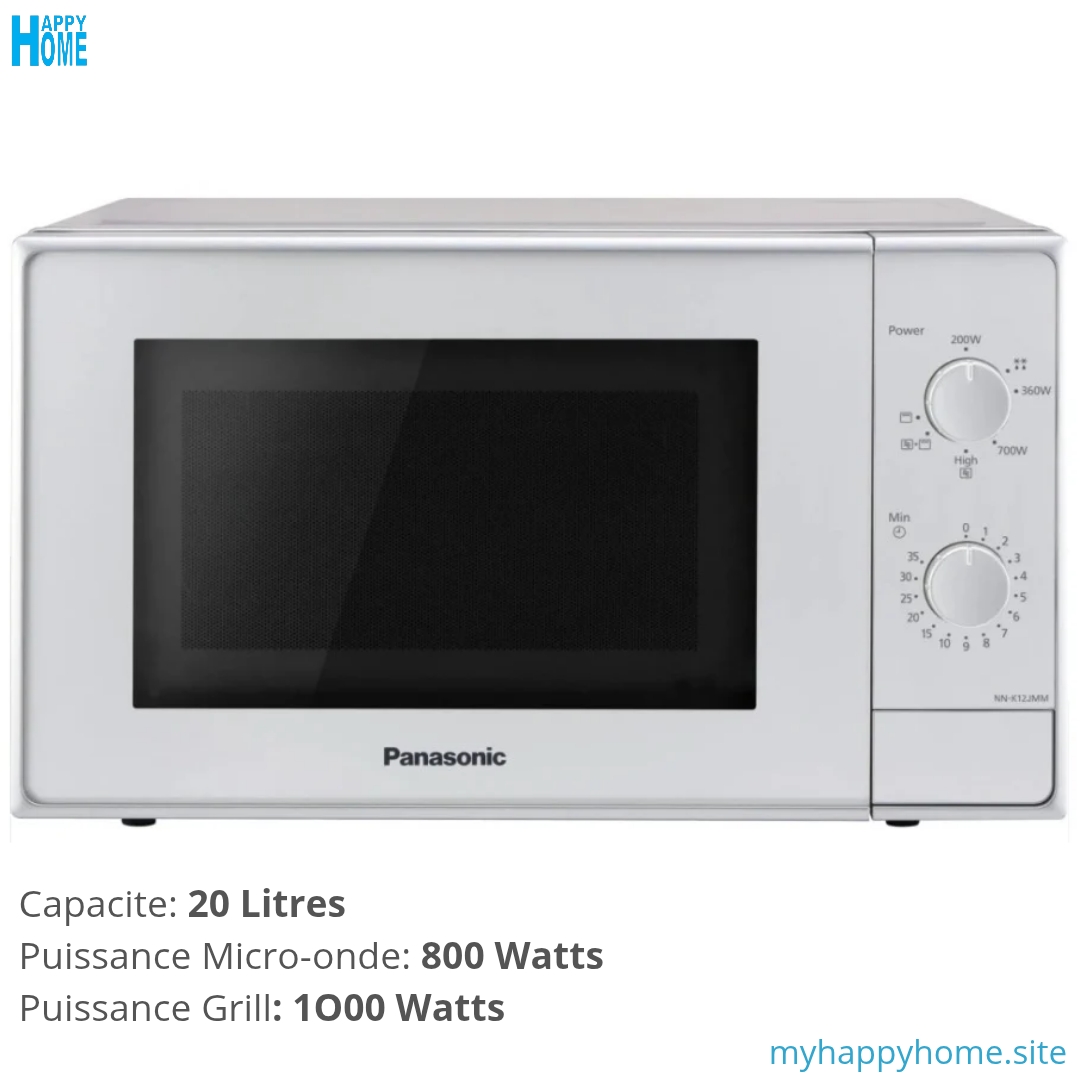 Four micro-ondes PANASONIC NN-K12JMMEPG - 20 litres - conforme aux normes européennes