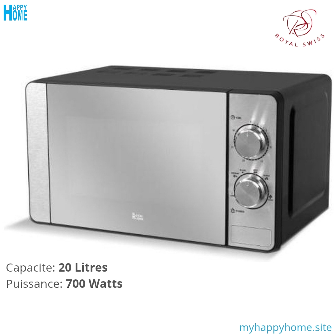 Four micro-ondes ROYAL SWISS 20MX64-L - 20 litres - conforme aux normes européennes
