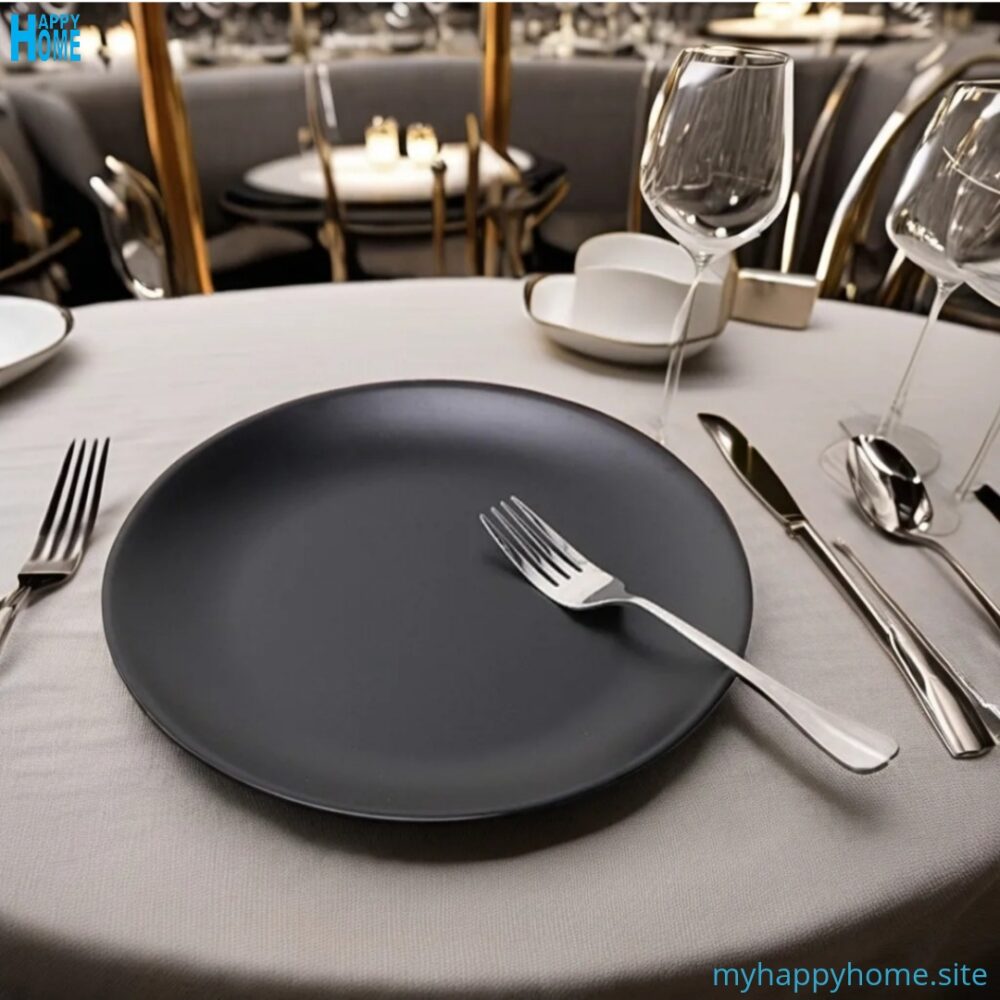 Assiette ronde en mélamine Ø23 cm