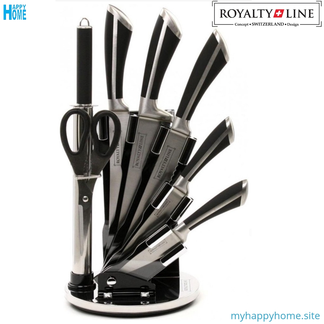 Set ustensiles ROYALTY LINE RL-KSS700 - 08 pieces - conforme aux normes européennes