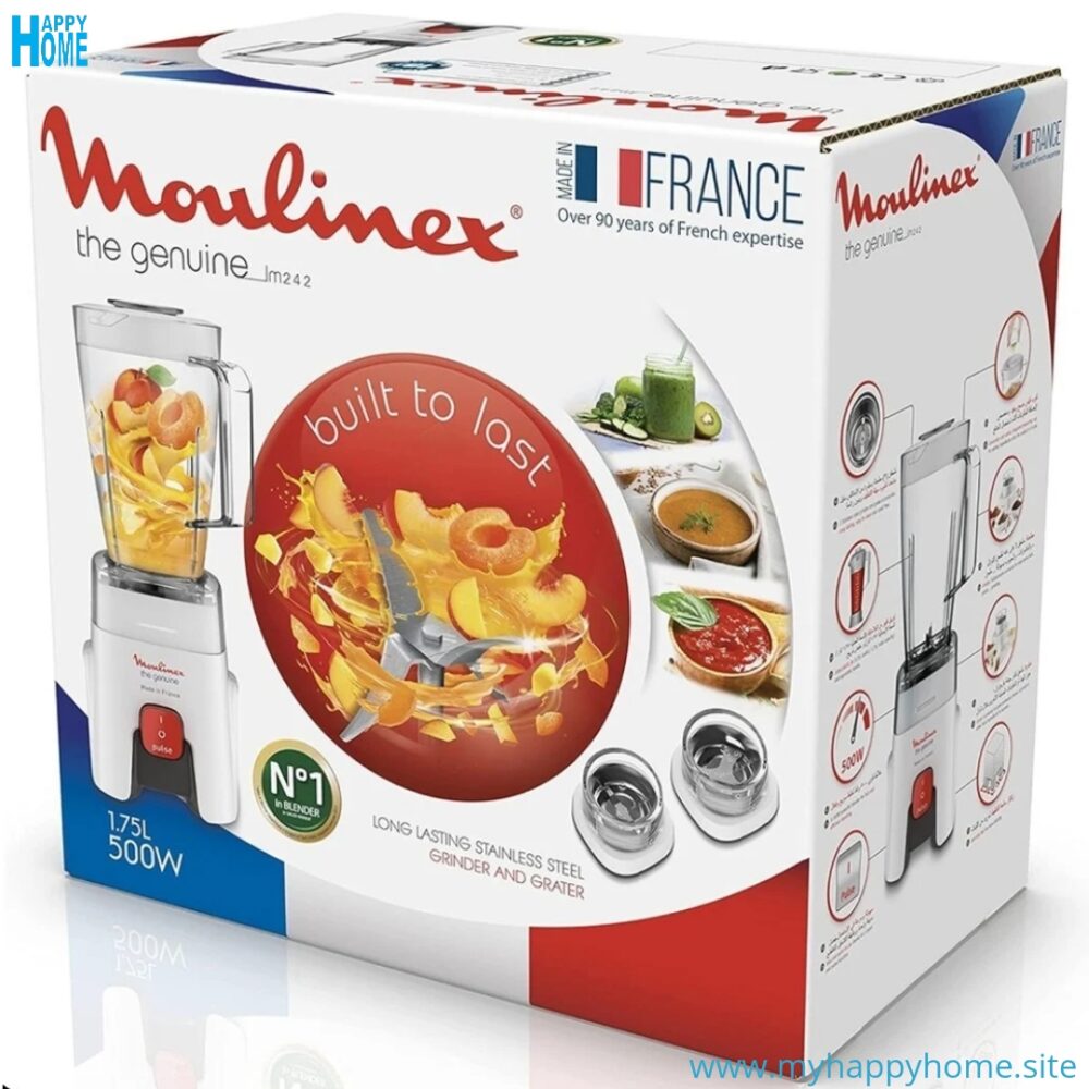 Mlnx LM242B25 01 Mixeur Moulinex The Génuine LM242B25 - 500 watts - 3 bols - conforme aux normes européennes