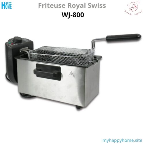 Friteuse électrique Royal Swiss WJ-800 - 3 litres - conforme aux normes européennes