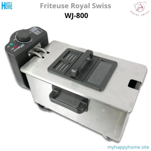 Friteuse électrique Royal Swiss WJ-800 - 3 litres - conforme aux normes européennes
