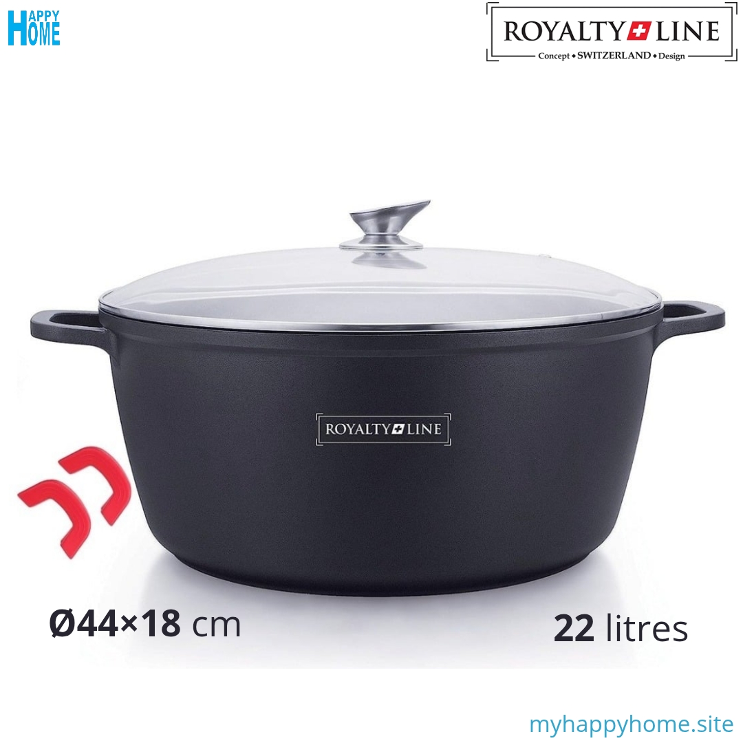 Marmite RL 44 00 Marmite ROYALTY LINE RL-BS44M - 22 litres - Ø44 cm - conforme aux normes européennes