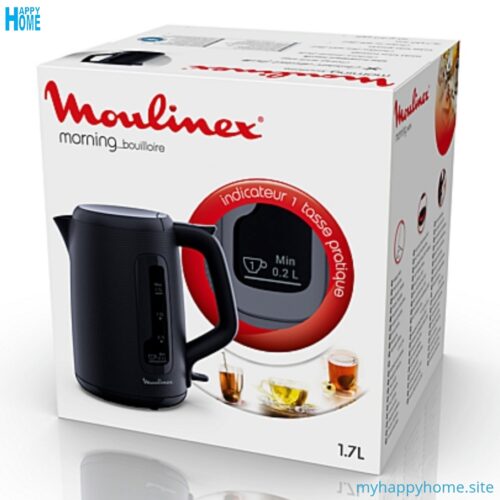 Bouilloire électrique MOULINEX Morning BY2M0810 - 1.7 Litres - conforme aux normes européennes