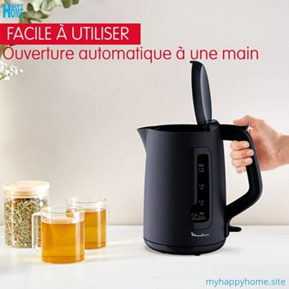 Bouilloire électrique MOULINEX Morning BY2M0810 - 1.7 Litres - conforme aux normes européennes