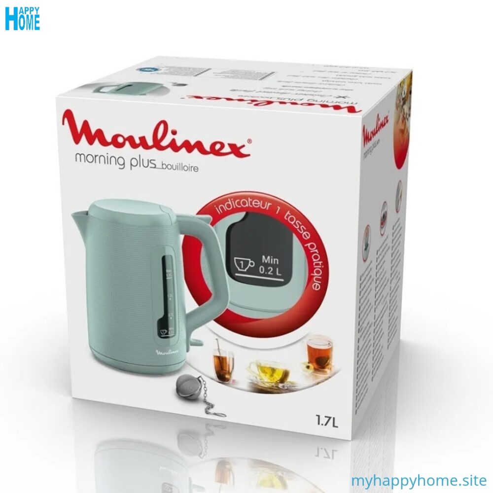 Bouilloire électrique MOULINEX Morning BY2M1310 - 1.7 Litres - conforme aux normes européennes