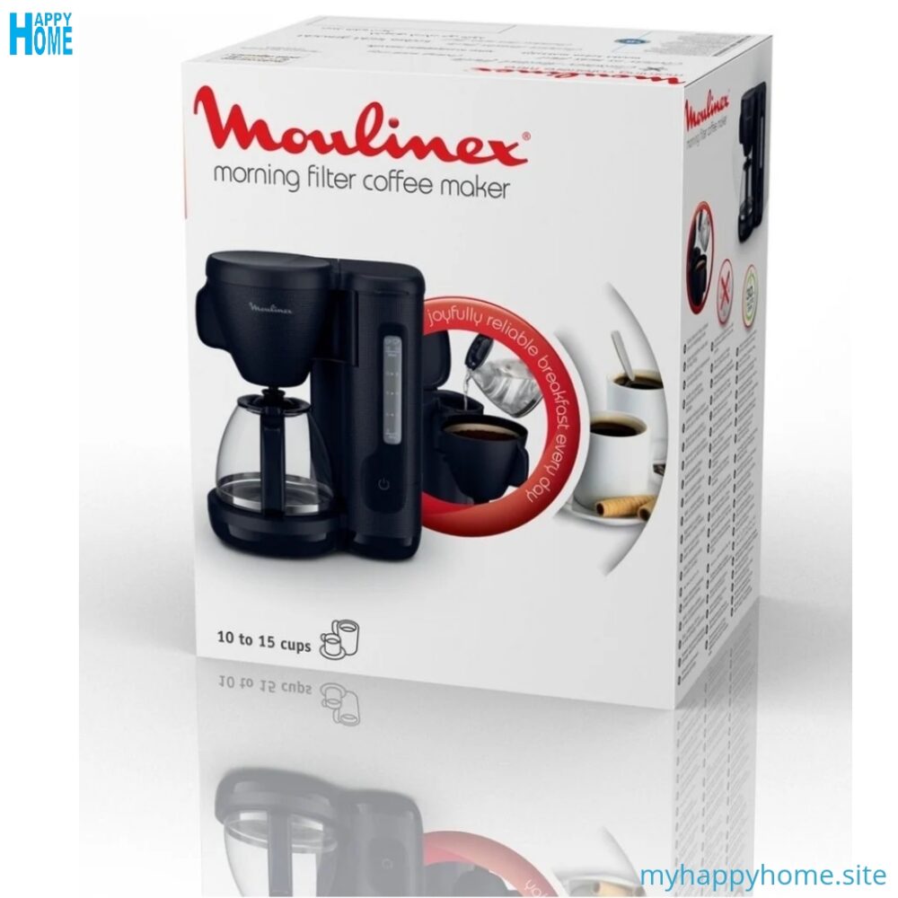 Cafetière MOULINEX Morning FG2M0810 - 1.25 litre - bleu nuit - conforme aux normes européennes