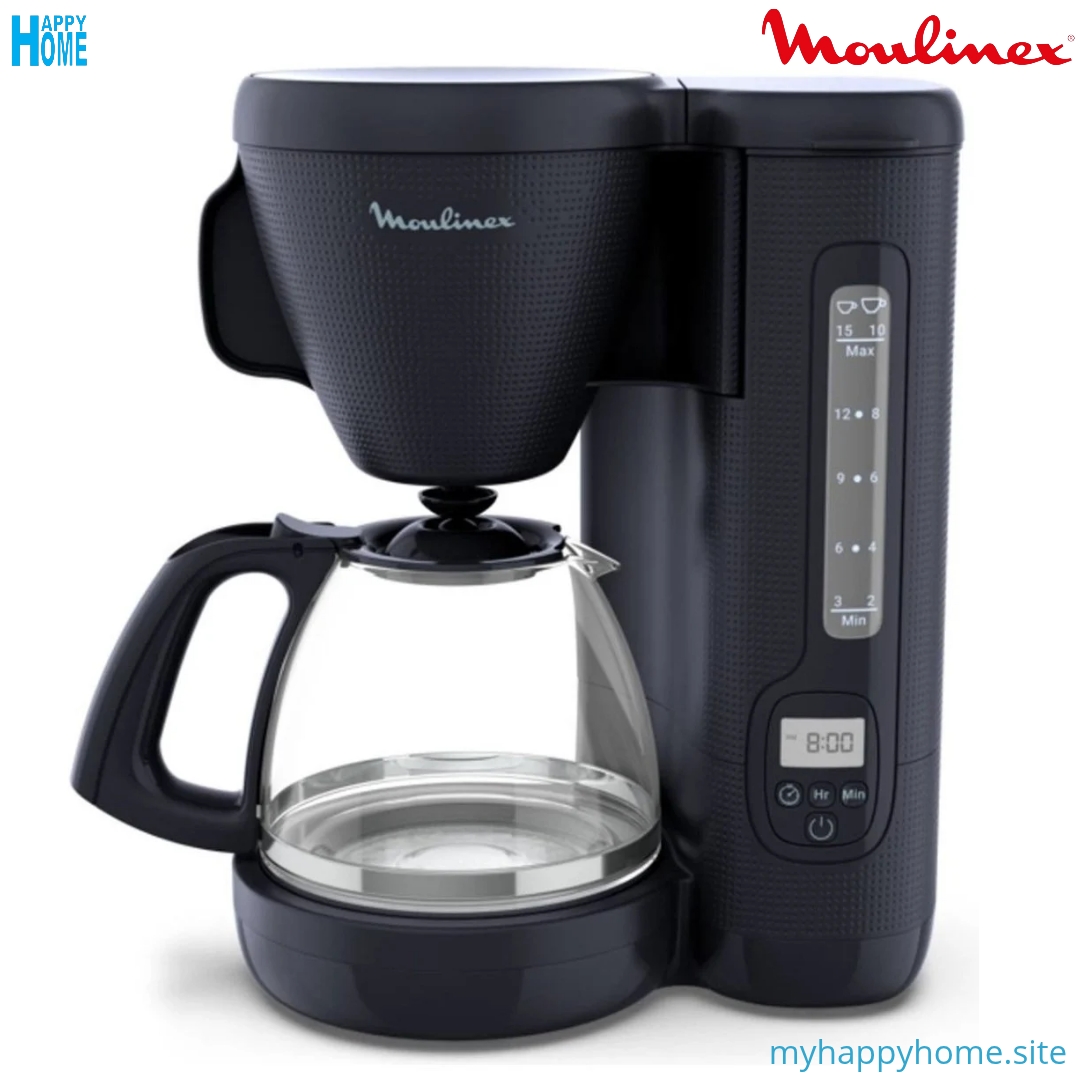 Mlnx FG2M2810 nr 00 Cafetière MOULINEX Morning FG2M2810 - programmable - 1.25 litres - bleu nuit - conforme aux normes européennes