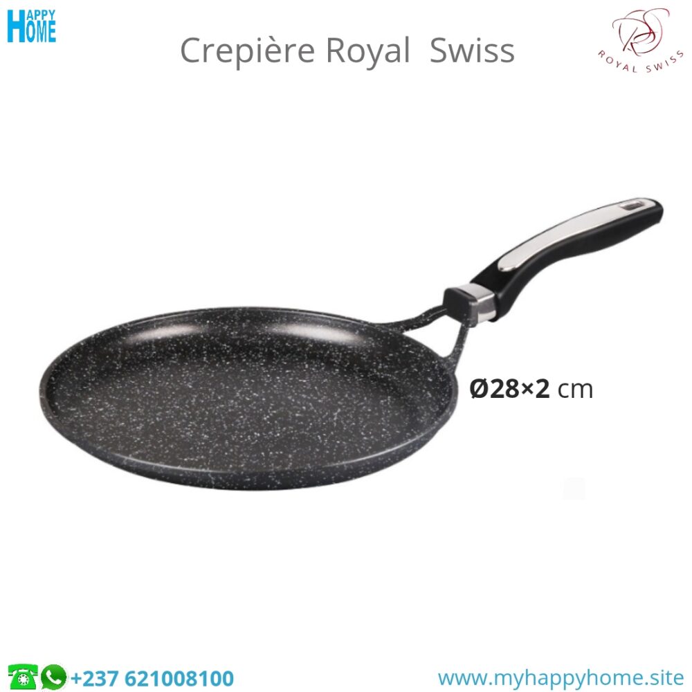 Crepière RS 28cm 00 Crêpière Royal Swiss - Ø28 cm - conforme aux normes européennes