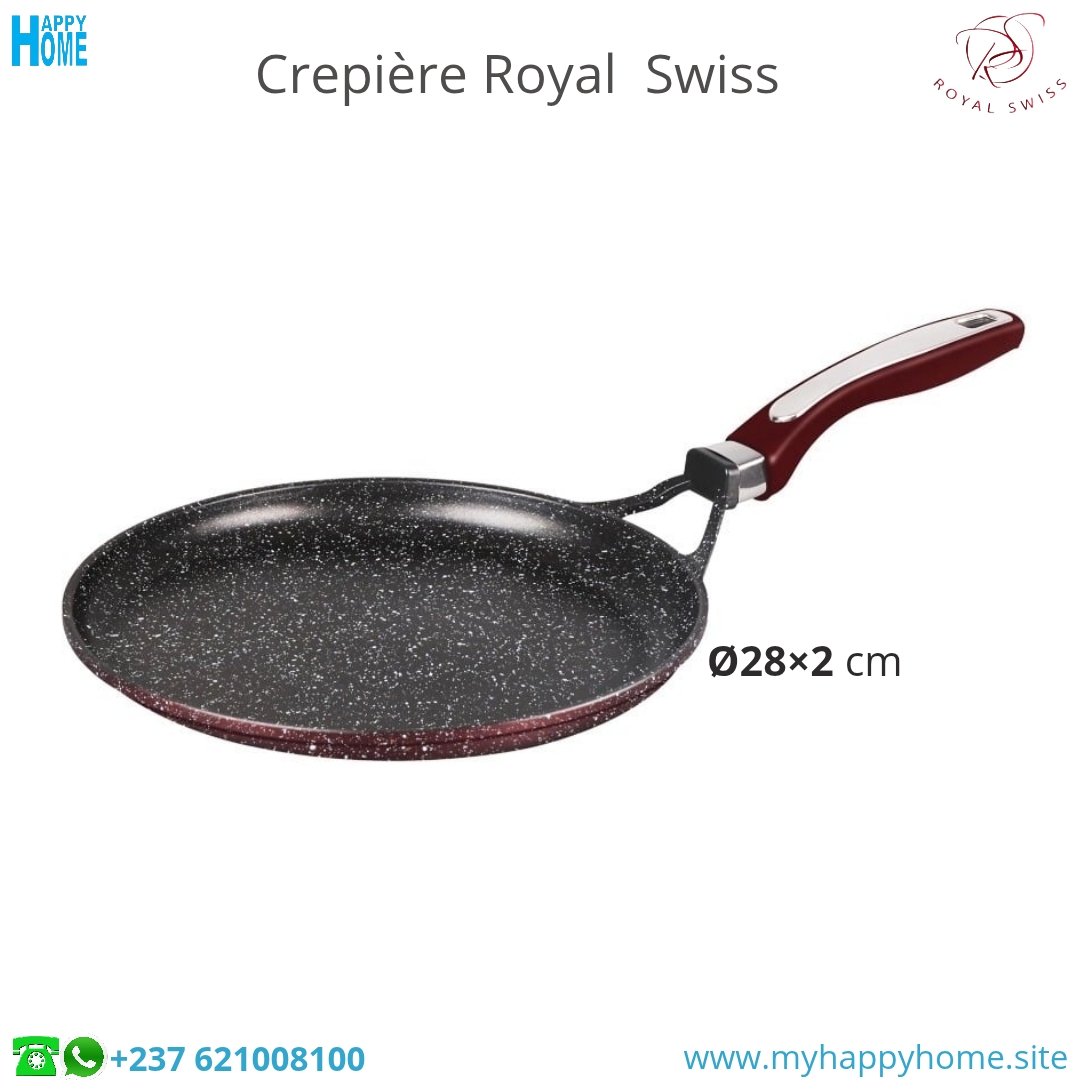 Crepière RS 28cm 01 Crêpière Royal Swiss - Ø28 cm - conforme aux normes européennes