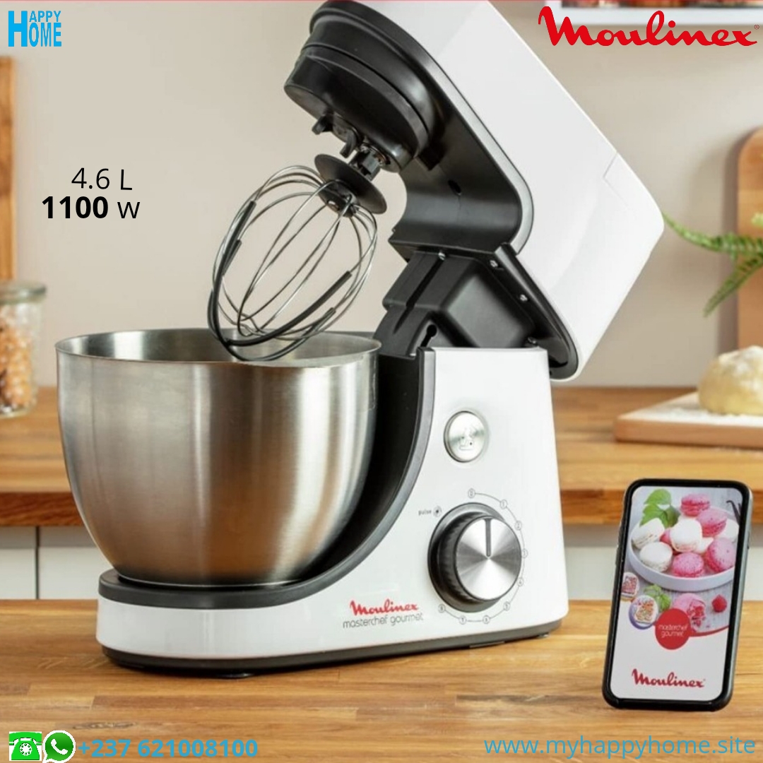 Robot Multifonction MOULINEX Masterchef Gourmet QA510110 - 4.6 L - 1100 w - conforme aux normes européennes