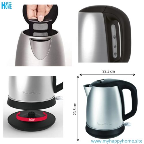 Mlnx subito BY550D10 01 Bouilloire électrique MOULINEX Subito BY550D10 - 1.7 Litres - conforme aux normes européennes