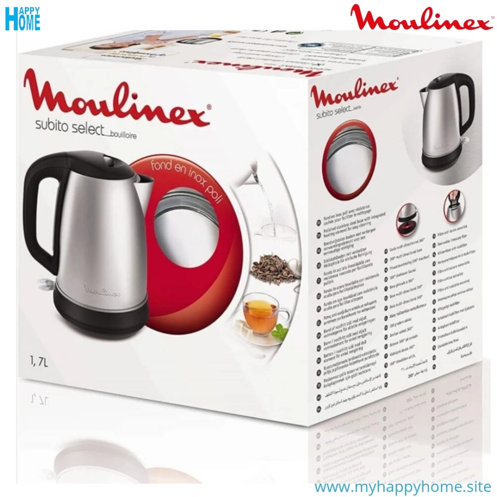 Mlnx subito BY550D10 02 Bouilloire électrique MOULINEX Subito BY550D10 - 1.7 Litres - conforme aux normes européennes