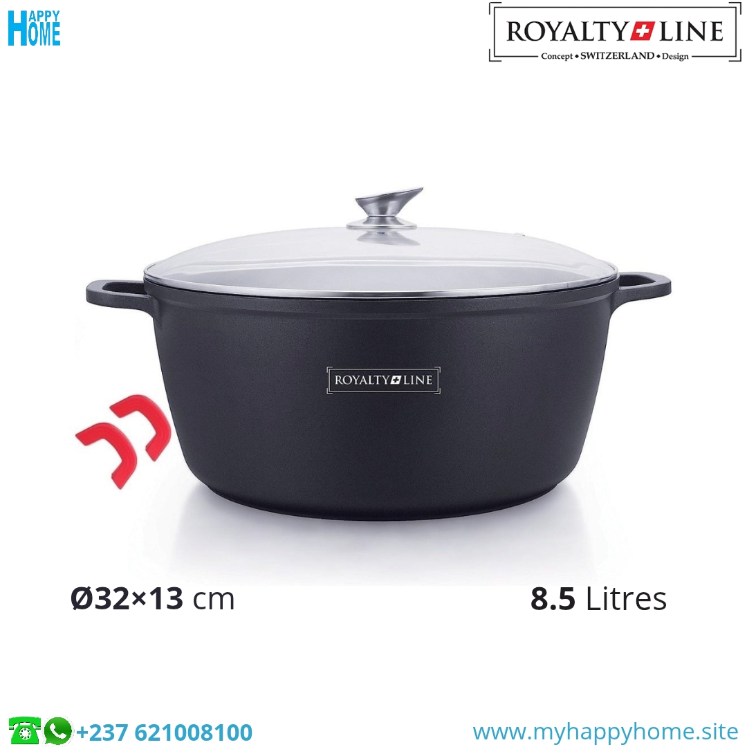 Mrmte RL-BS32M 00 Marmite ROYALTY LINE RL-BS32M - 8.5 Litres - Ø32cm - conforme aux normes européennes