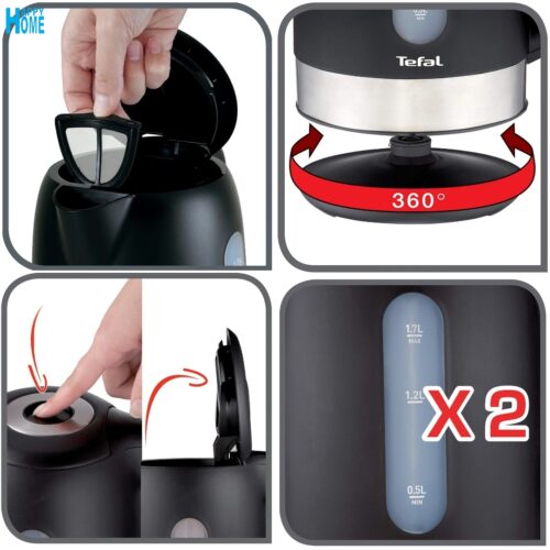 Tfl KO330830 02 Bouilloire électrique TEFAL KO330830 - 1.7 Litres - conforme aux normes européennes