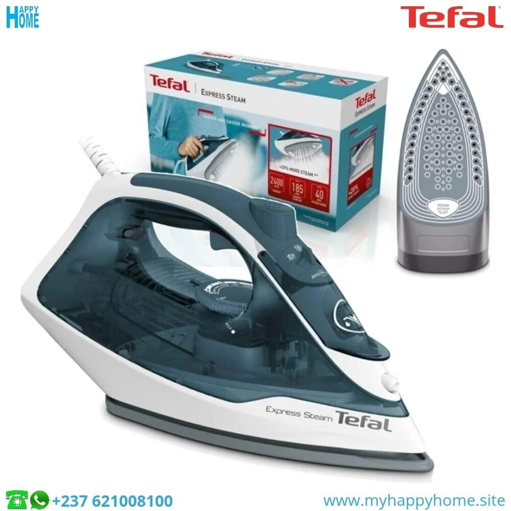 tfl exprss stm FV2839E0 2400w 01 Fer à repasser TEFAL Express Steam FV2839E0 - 2400 watts - conforme aux normes européennes