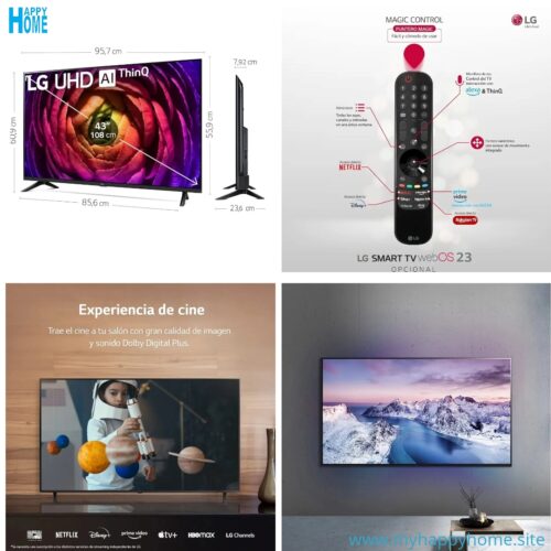 Smart Tv LG 43UR73006LA - 43 pouces - 4K UHD - conforme aux normes européennes