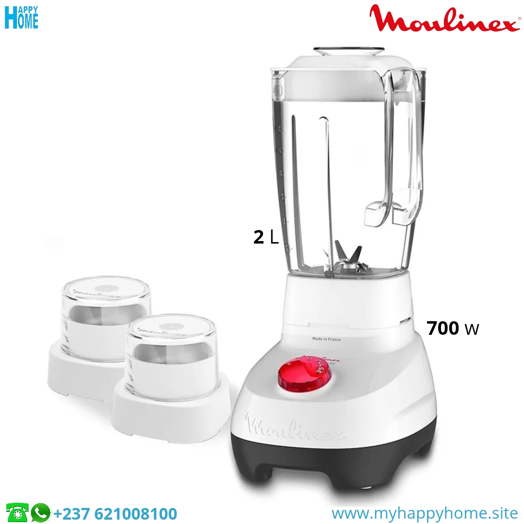 Mixeur Moulinex SuperBlender LM207125 - 700 watts - 3 bols - conforme aux normes européennes